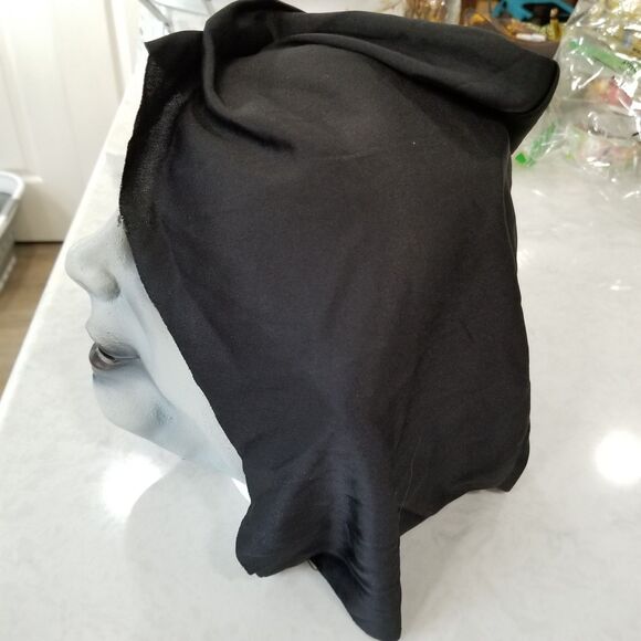 Vintage Rubies Uncle Fester latex over the head mask with hood - Picture 9 of 10